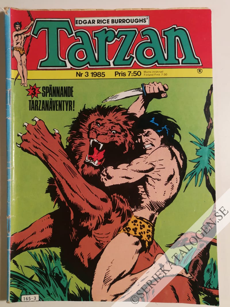Framsida på Tarzan #3 (1985)