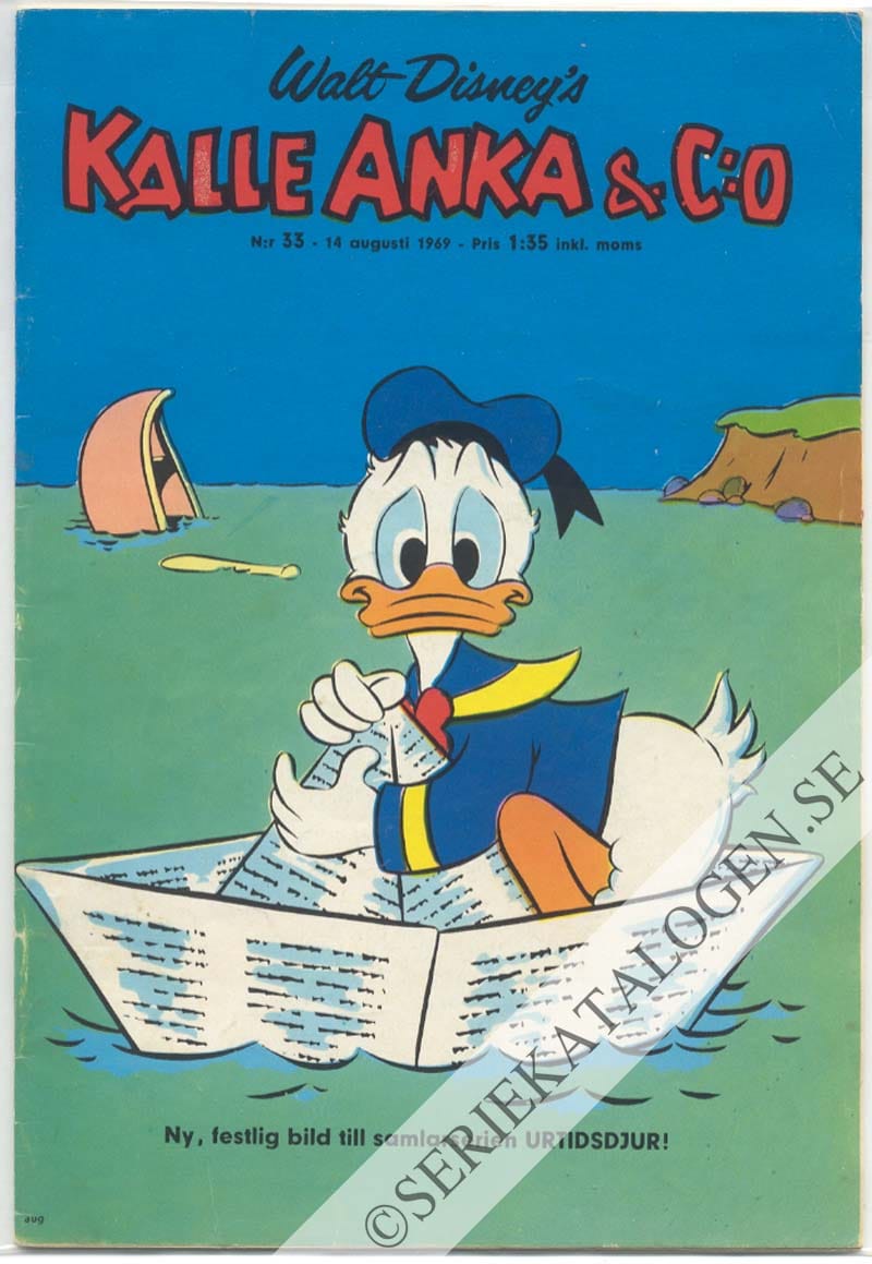Framsida på Kalle Anka & C:o #33 (1969)