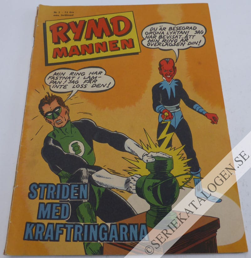 Framsida på Rymdmannen #2 (1962)