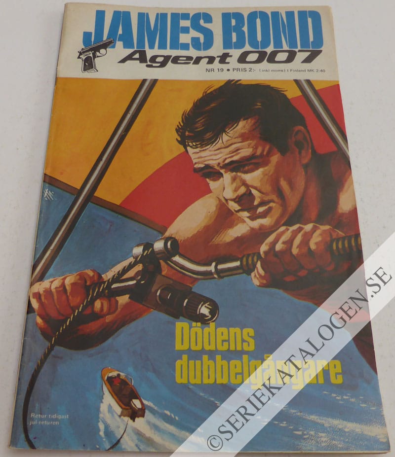 Framsida på James Bond agent 007 Dödens dubbelgångare (1972)