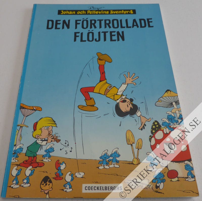 Framsida på Johan och Pellevins äventyr Den förtrollade flöjten (1974)