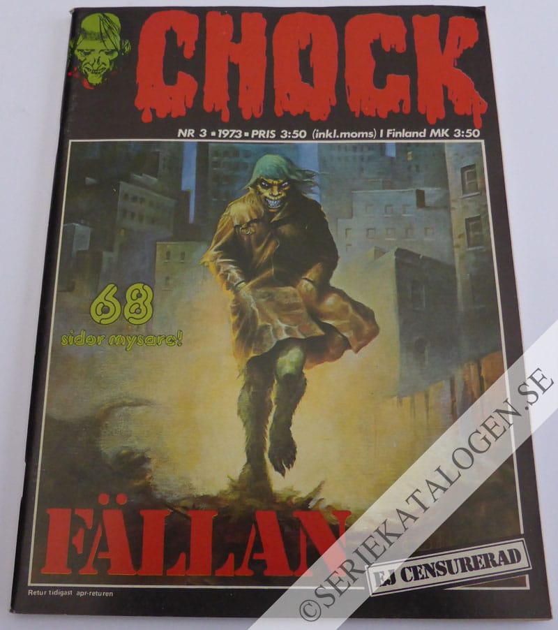 Framsida på Chock Fällan (1973)