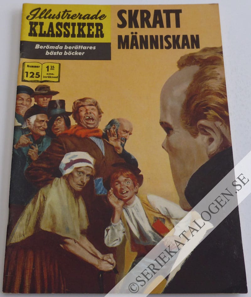 Framsida på Illustrerade Klassiker #125 - Skrattmänniskan (1961)