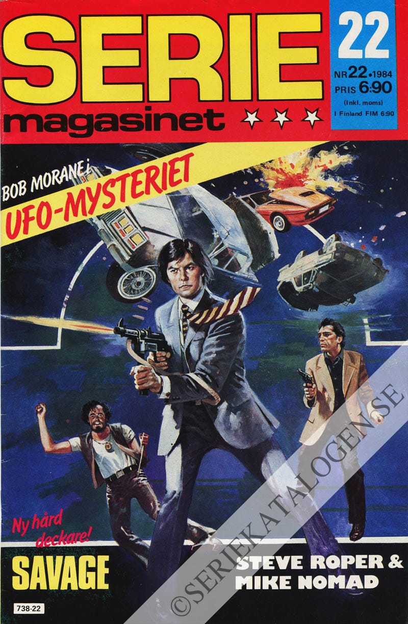 Framsida på Seriemagasinet #22 (1984)