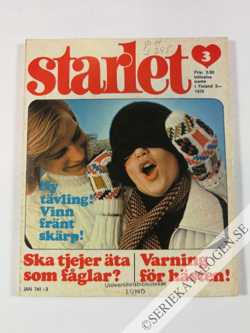 Framsida på Starlet #3 (1975)