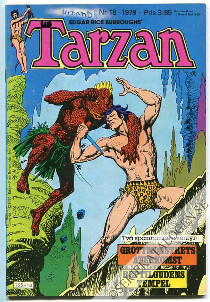 Framsida på Tarzan #18 (1979)