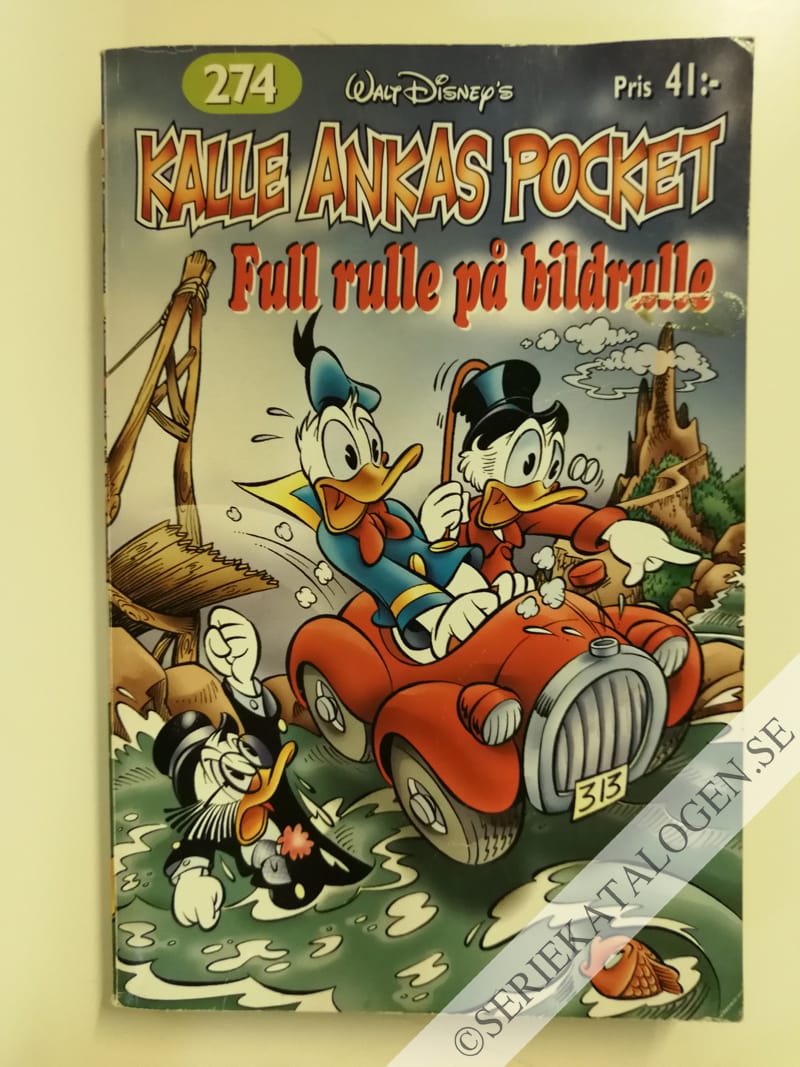 Framsida på Kalle Ankas pocket #274 - Full rulle på bildrulle (2002)