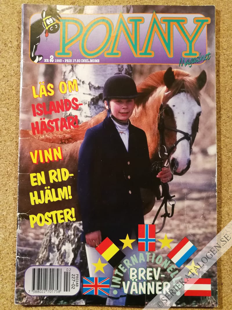 Framsida på Ponny-magasinet #2 (1993)