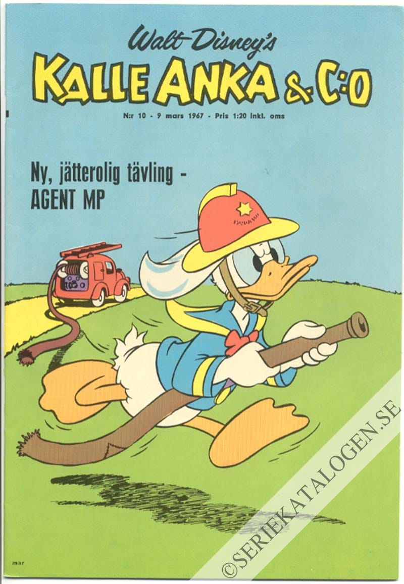 Framsida på Kalle Anka & C:o #10 (1967)