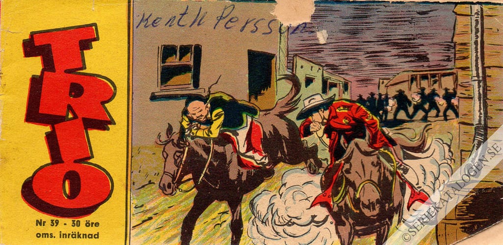 Framsida på Trio #39 (1960)