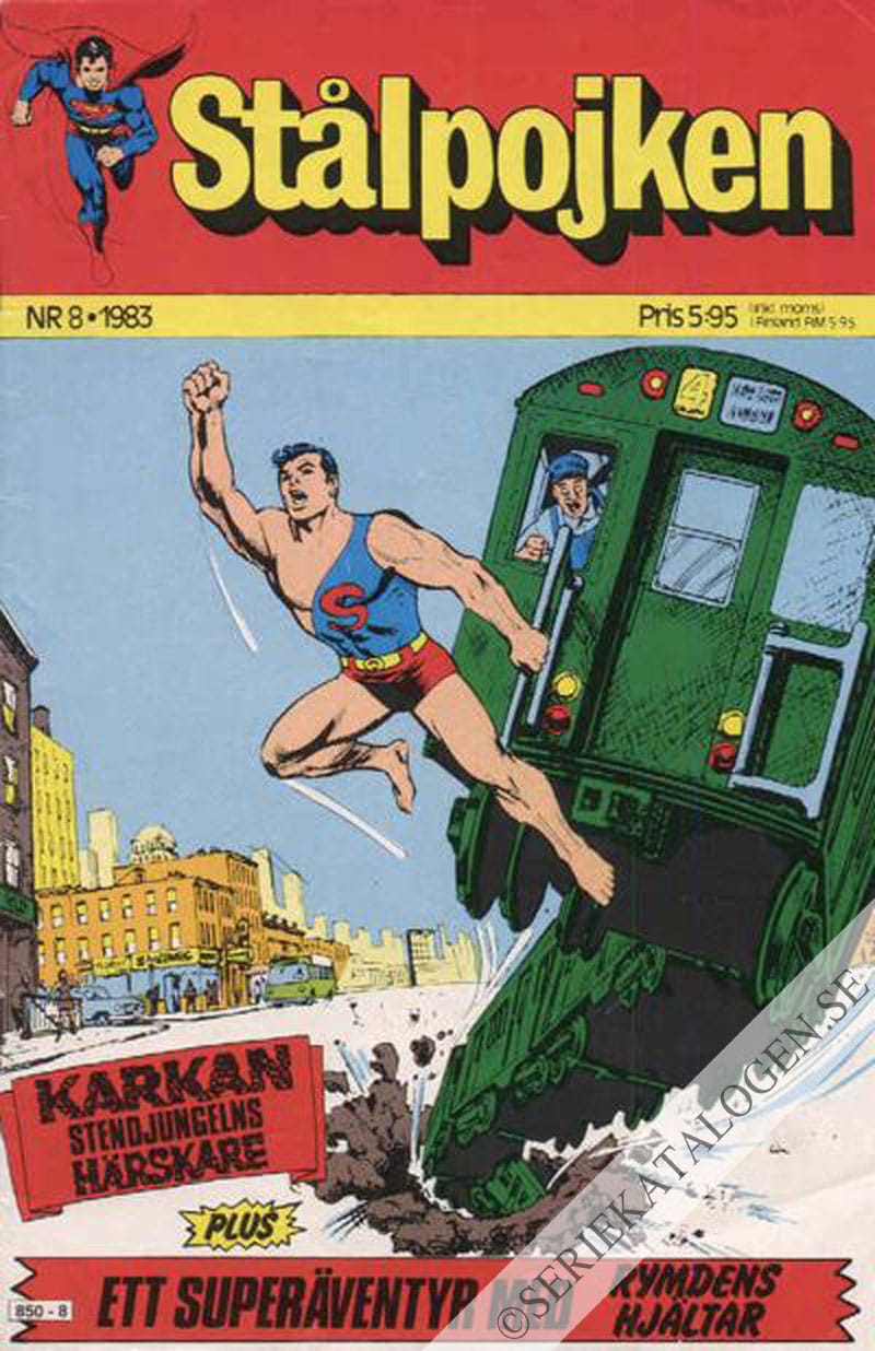 Framsida på Stålpojken #8 (1983)
