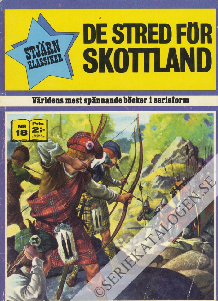 Framsida på Stjärnklassiker #18 - De stred för Skottland (1971)