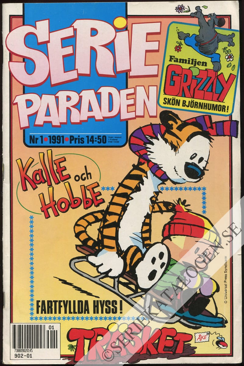 Framsida på Serie-paraden #1 (1991)