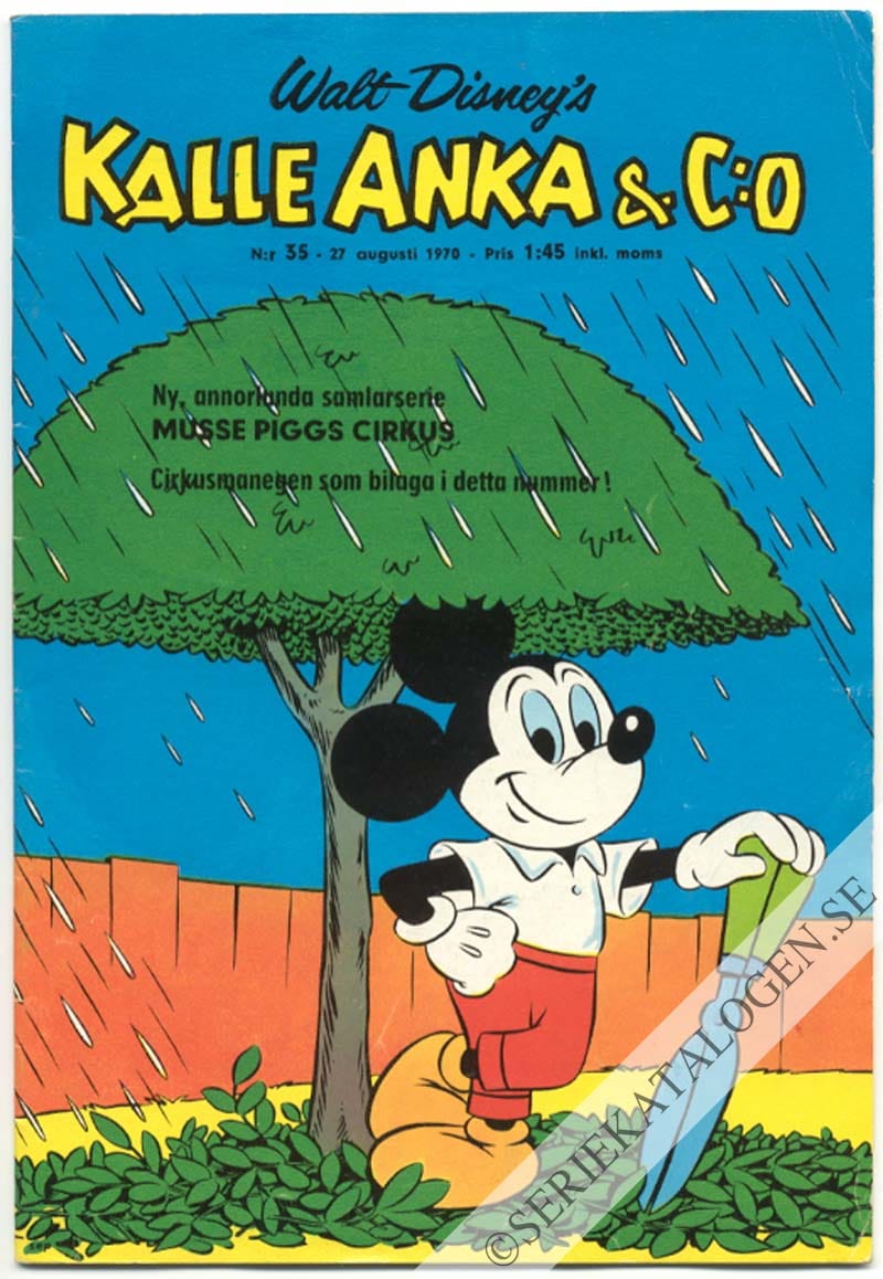 Framsida på Kalle Anka & C:o #35 (1970)