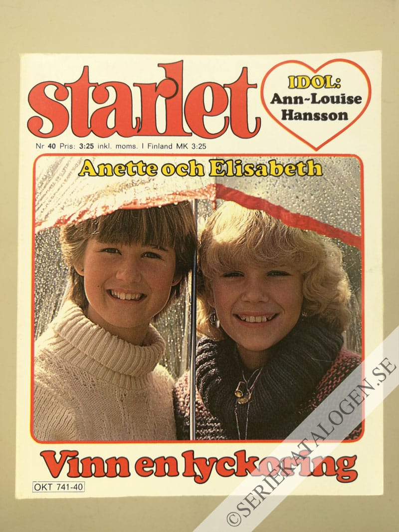Framsida på Starlet #40 (1978)