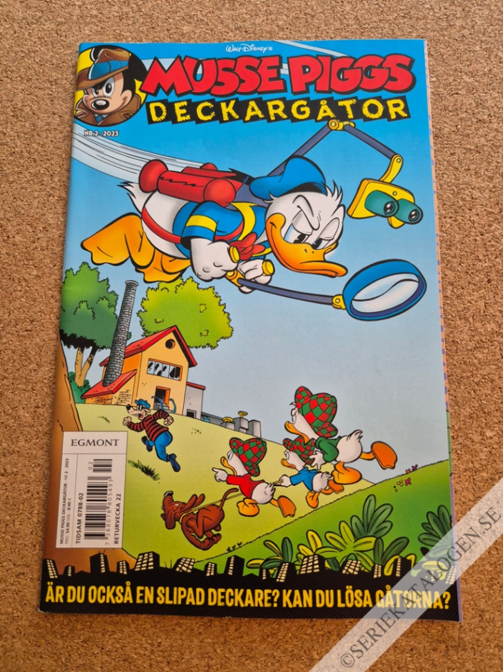 Framsida på Musse Piggs deckargåtor #2 (2023)