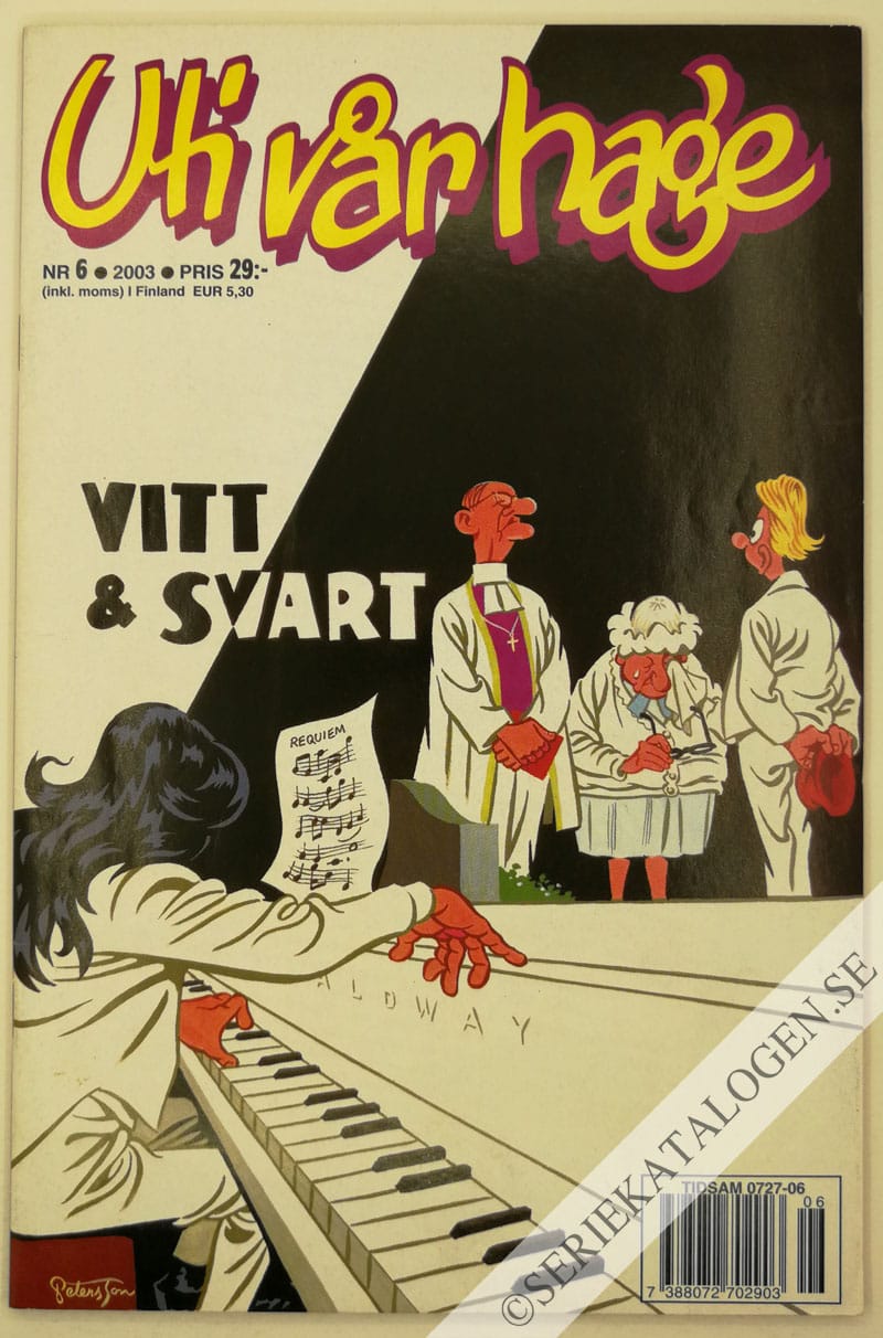 Framsida på Uti vår hage Vitt & svart (2003)