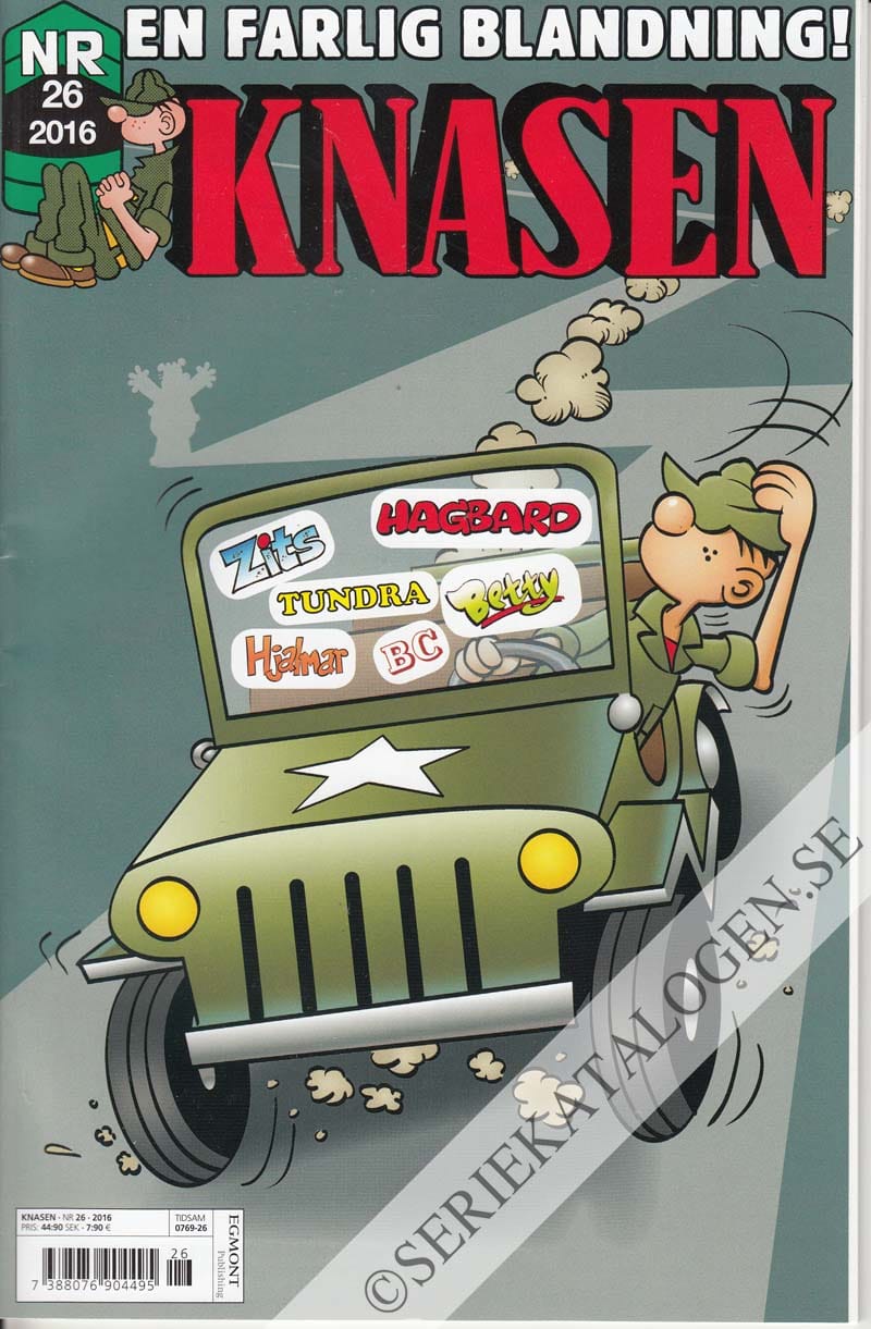 Framsida på Knasen #26 (2016)