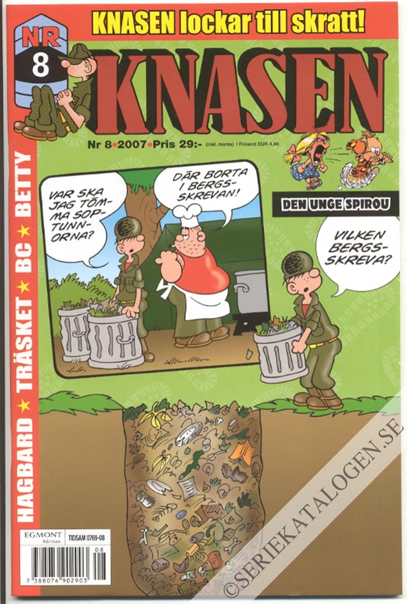 Framsida på Knasen #8 (2007)