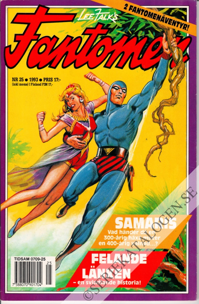 Framsida på Fantomen #25 (1993)