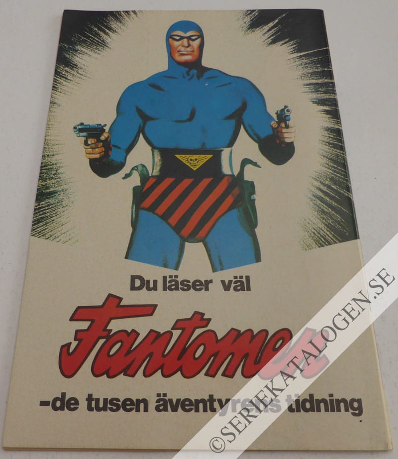 Baksida på Operation Spökflyg (1969)