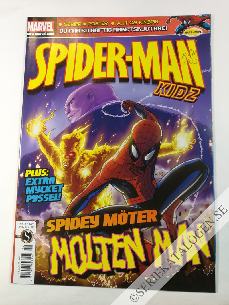 Framsida på Spider-Man Kidz #12 (2009)