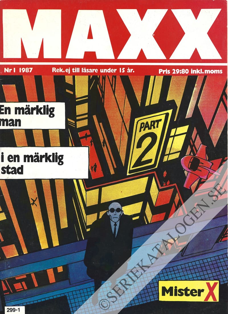 Framsida på Maxx #1 (1987)