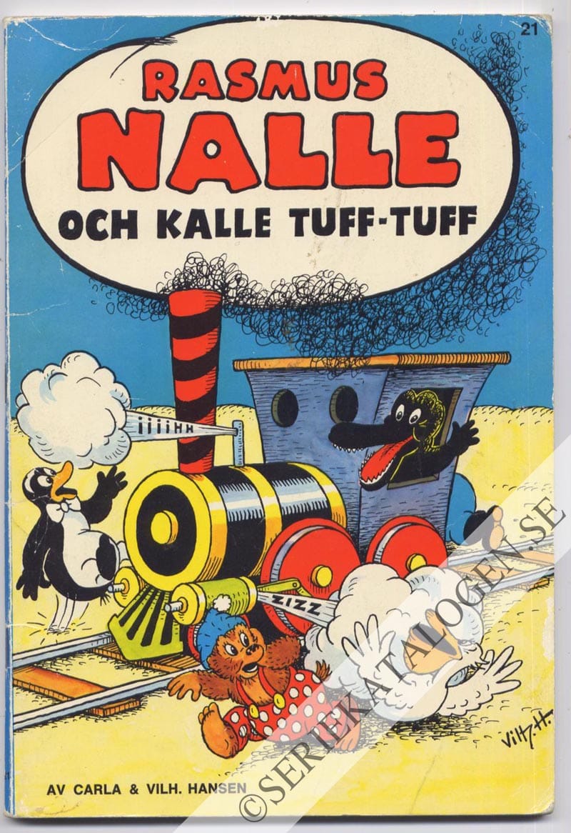 Framsida på Rasmus Nalle och Kalle Tuff-Tuff (1979)