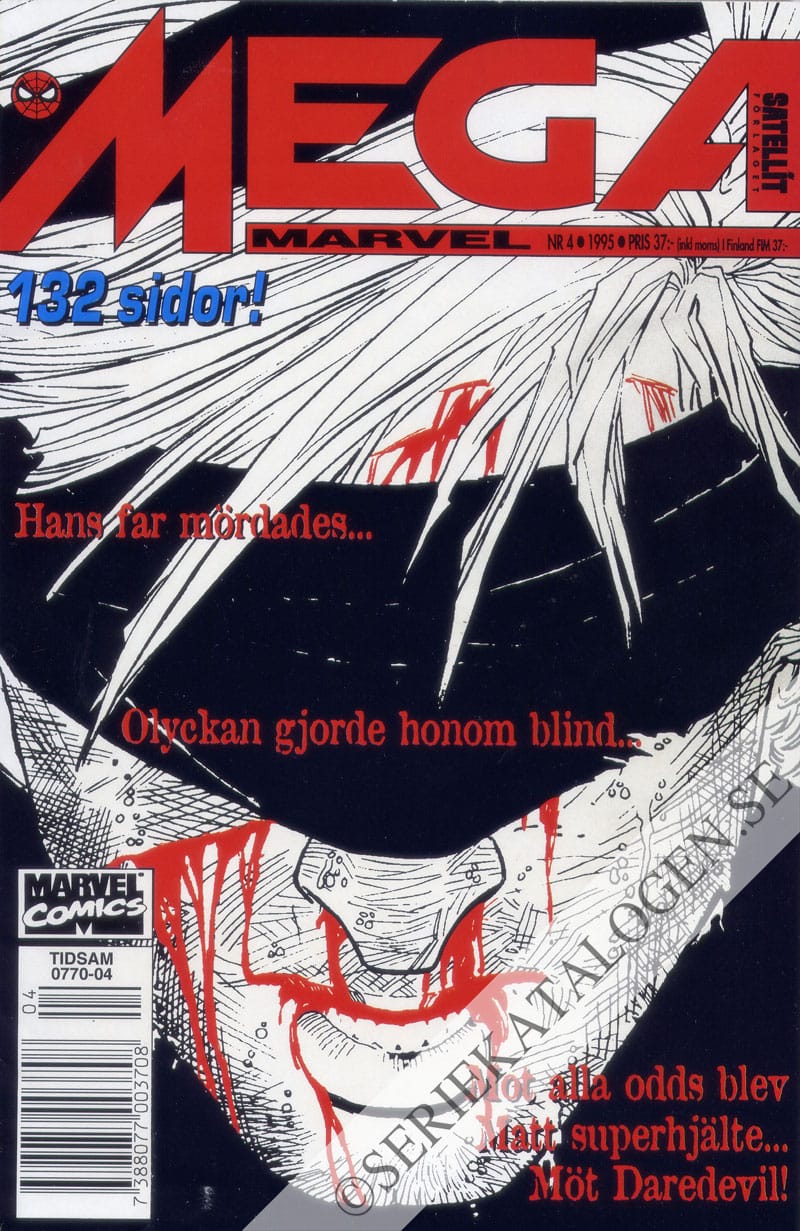 Framsida på Mega Marvel Daredevil (1995)