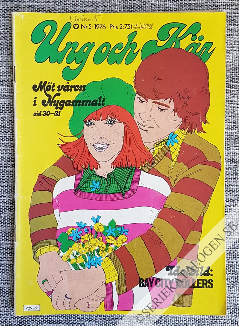Framsida på Ung och kär #5 (1976)