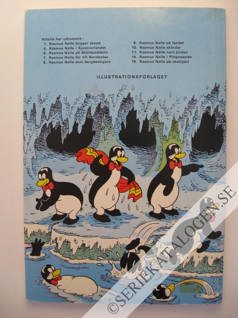 Baksida på Rasmus Nalle i Pingonesien (196?)