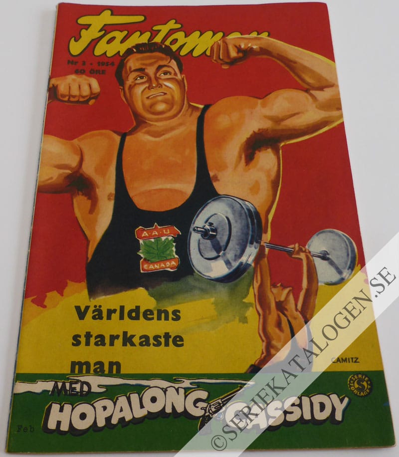 Framsida på Fantomen #3 (1954)