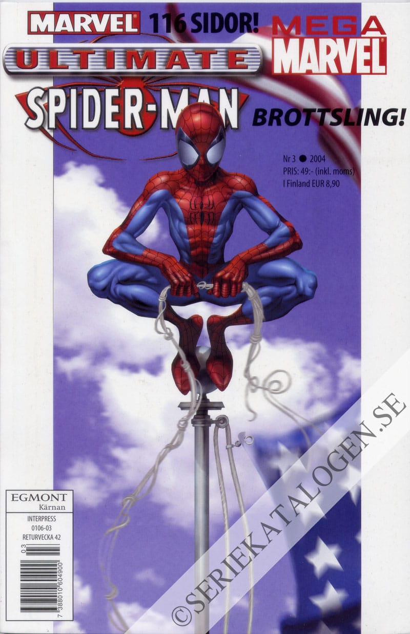 Framsida på Mega Marvel #3 - Ultimate Spider-Man (2004)