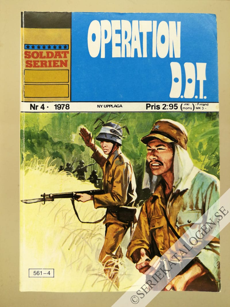 Framsida på Soldatserien #4 - Operation D.D.T. (1978)