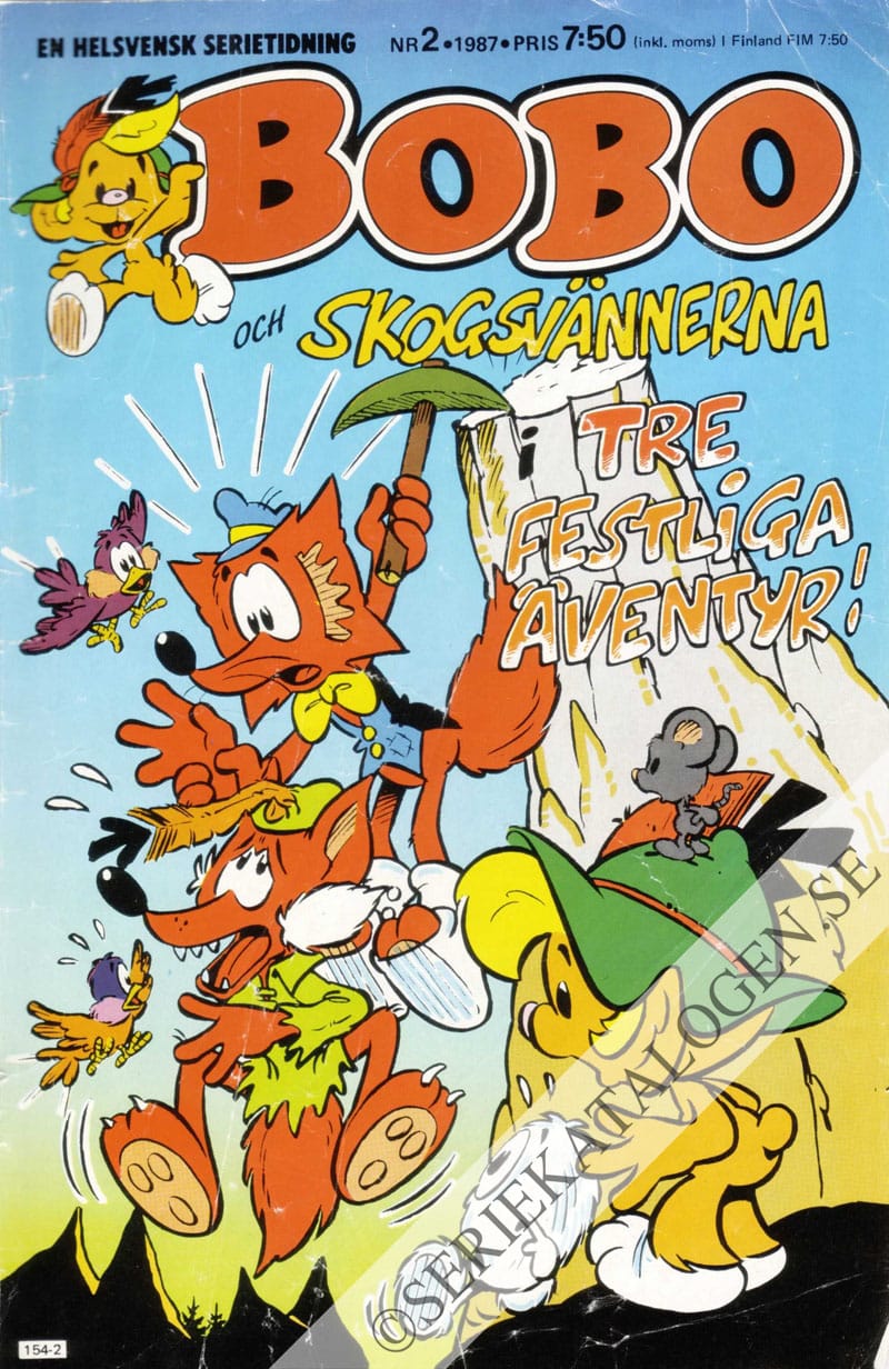 Framsida på Bobo #2 (1987)