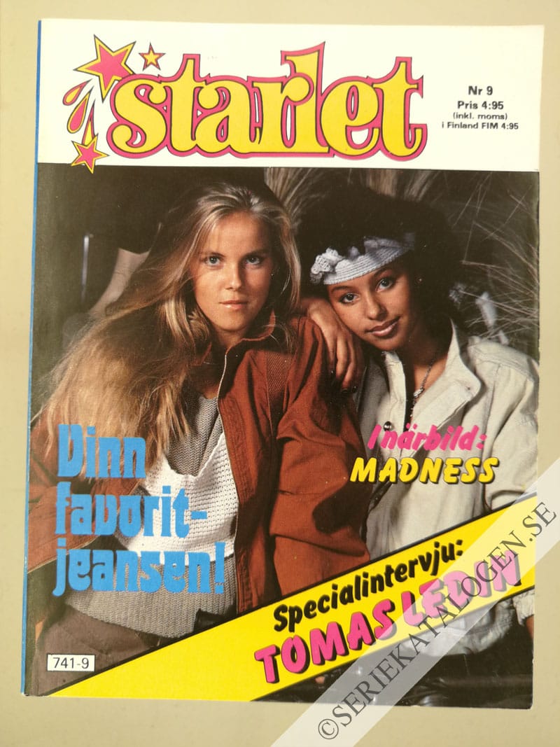 Framsida på Starlet #9 (1984)