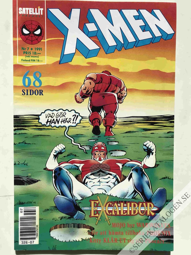 Framsida på X-Men #7 (1991)