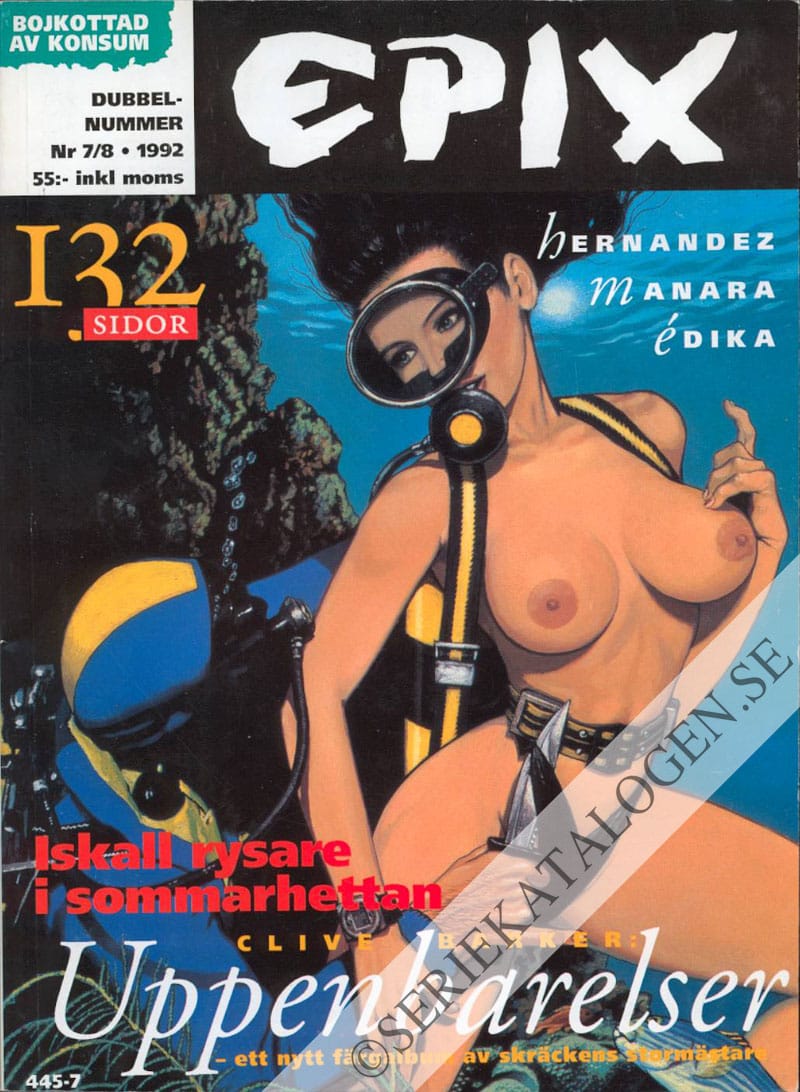 Framsida på Epix #7-8 (1992)