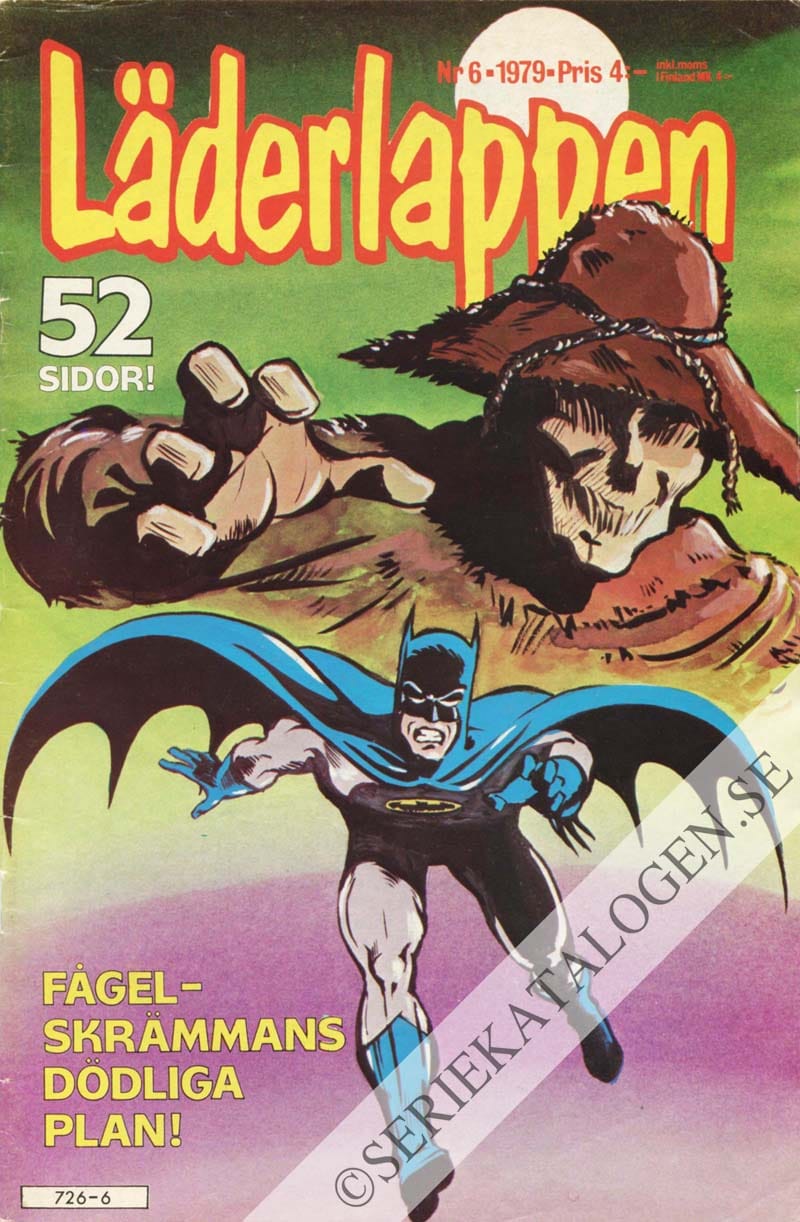 Framsida på Läderlappen och Robin #6 (1979)