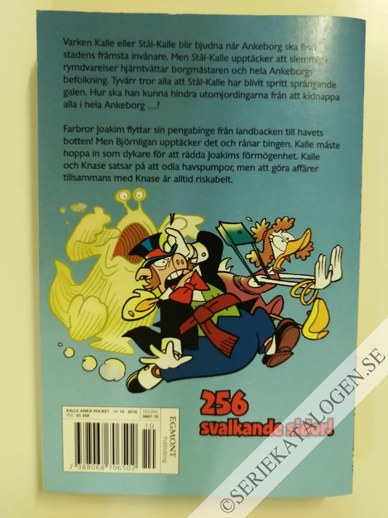 Baksida på Uppdrag Kalle (2016)