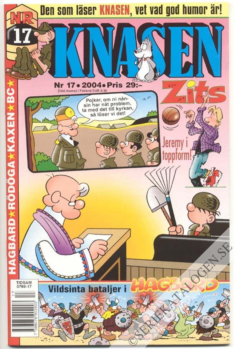 Framsida på Knasen #17 (2004)