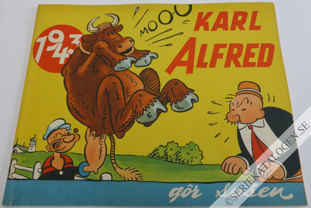 Framsida på Karl Alfred - bragder och äventyr Gör susen (1943)