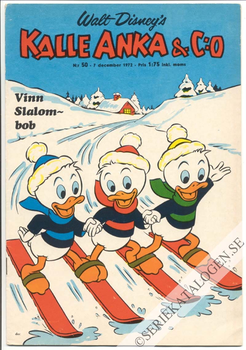 Framsida på Kalle Anka & C:o #50 (1972)