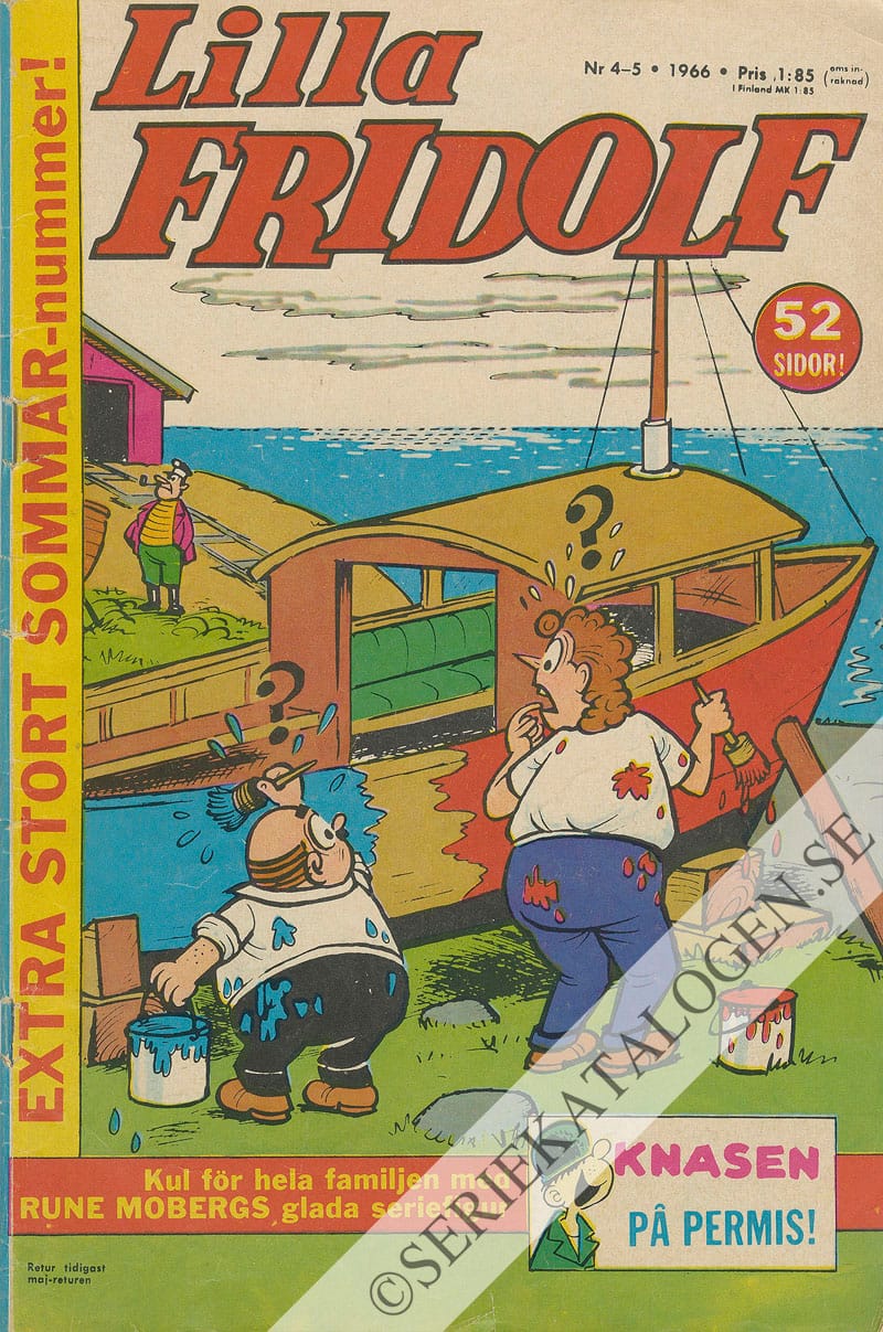 Framsida på Lilla Fridolf #4-5 (1966)