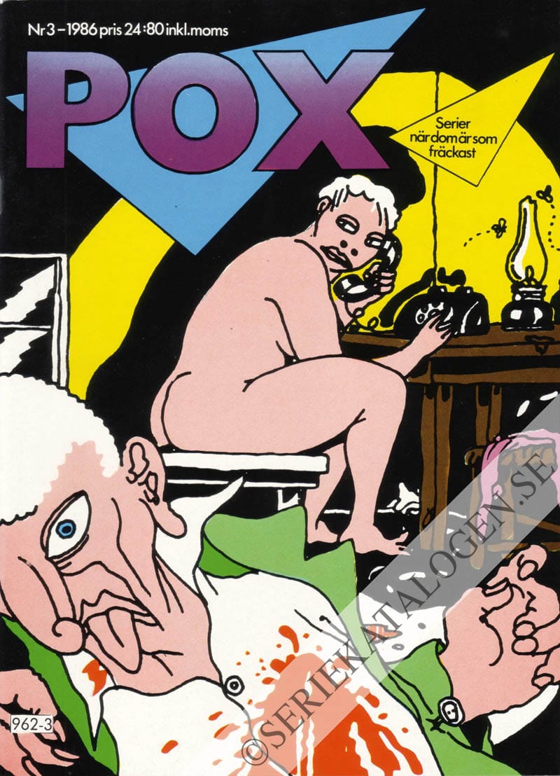 Framsida på Pox #3 (1986)