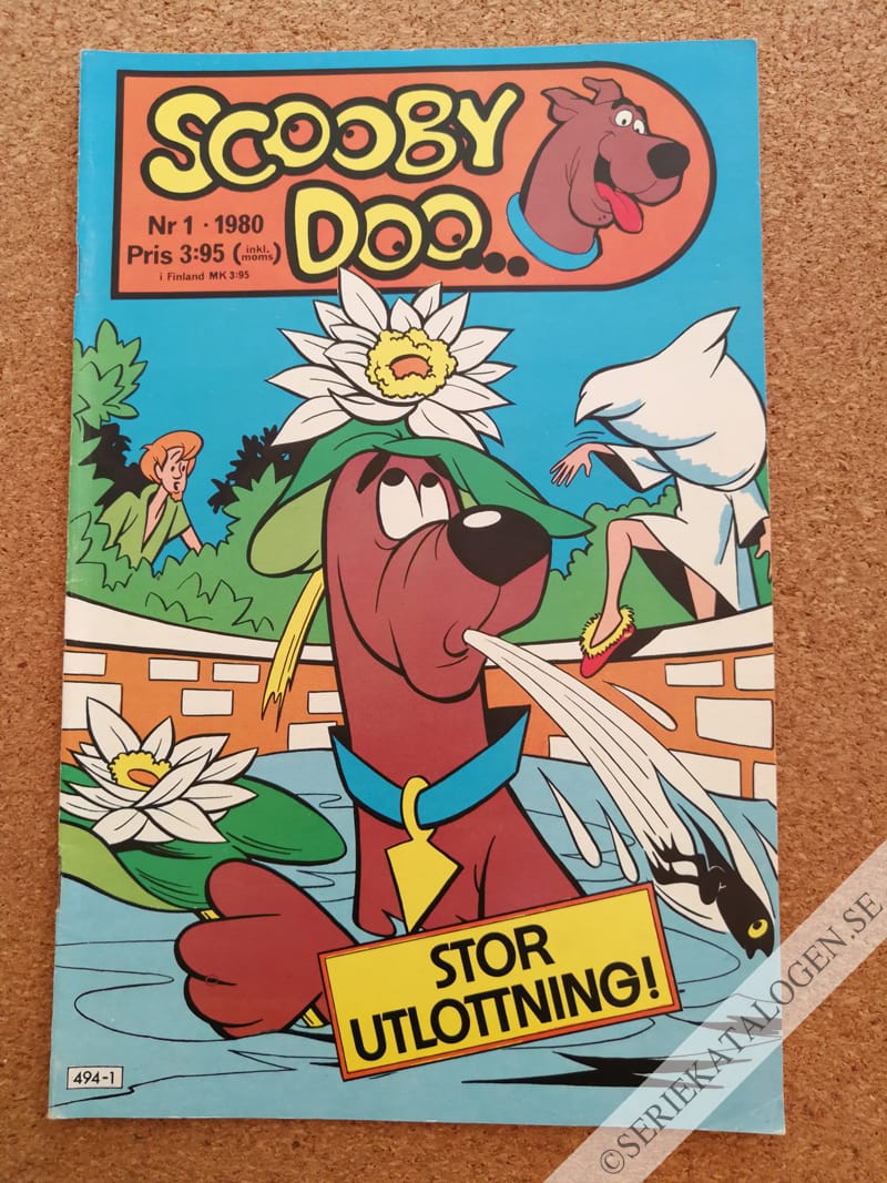 Framsida på Scooby Doo #1 (1980)