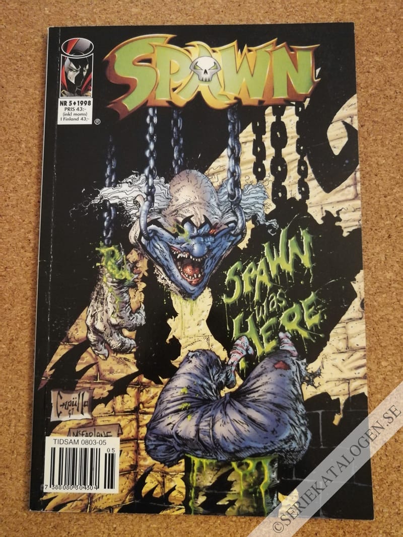 Framsida på Spawn #5 (1998)