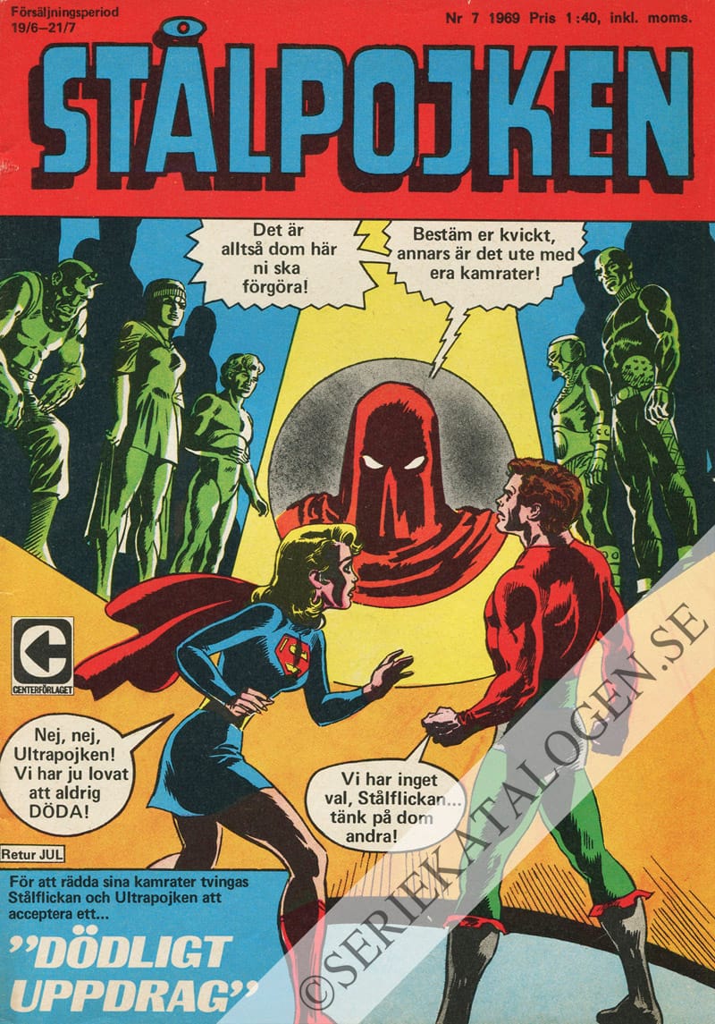 Framsida på Stålpojken #7 (1969)