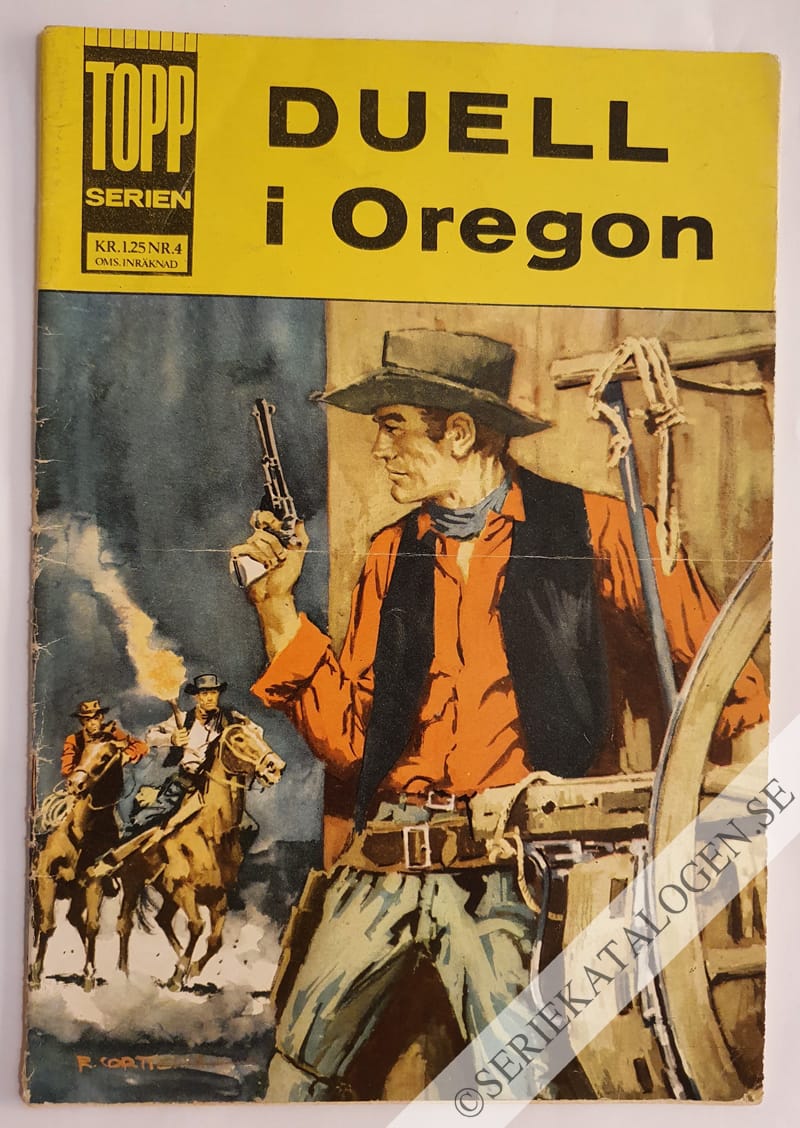 Framsida på Toppserien Duell i Oregon (1964)