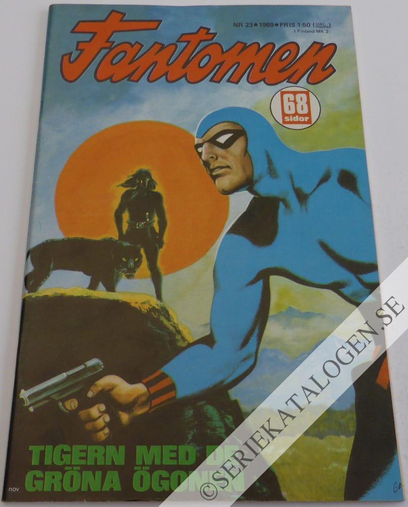 Framsida på Fantomen #23 (1969)